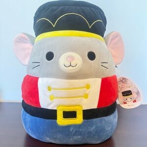 Squishmallows Murray the Mouse 12in Holiday Collectible Edition Nutcracker Plush